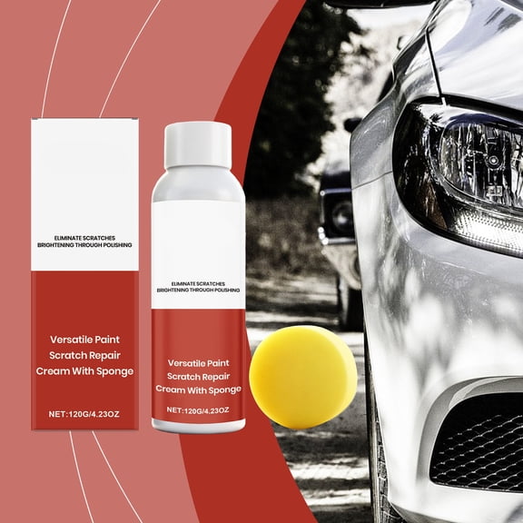 Car Scratch Repair Care Paste Kit,Car Paint Scratch Remover,Paint Restoration Polish,Light Scratch Swirl Mark Cleaner,High Gloss Shine Enhancement,Long Lasting Paint Protection Car Care Kit