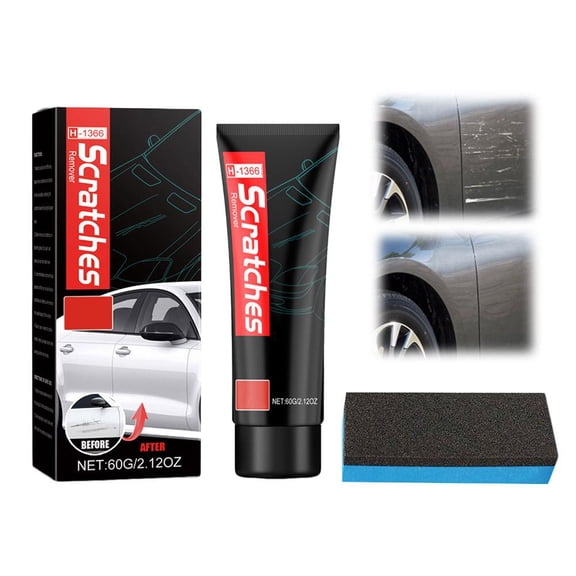 Car Scratch Repair Cream 60g, Car Paint Scratch Remover Polish Paste, Swirl Mark & Scuff Repair Wax for Vehicle Surface Restoration and Shine Protection