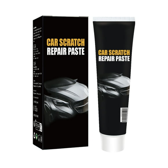 Car Scratch Repair Cream, Plastic Cleaner & Polisher for Vinyl Rubber Leather, Multi-Purpose Dashboard Seat Steering Wheel Restorer, Safe Non-Toxic Oxidation Remover, Automotive Interior Cleaner