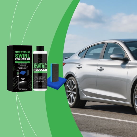 Car Scratch Repair Kit 100ml Scratch Remover Polish Compound Paint Repair Agent Swirl Mark Removal For Car Body Light Scratches DIY Car Detailing Paint Surface Restoration Kit