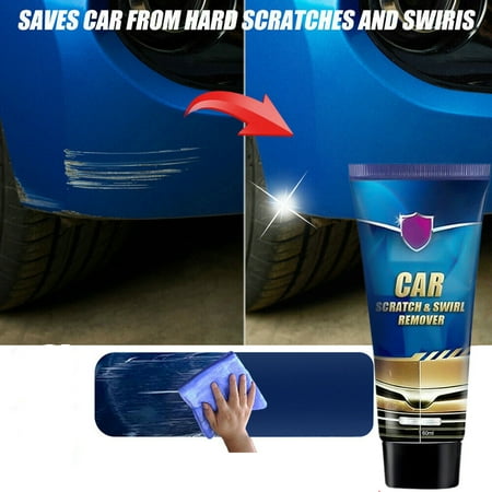Car Scratch Repair Kit Paint Scratch Repair Agent Polishing Wax Paint Scratch Remover With Sponge-2PCS
