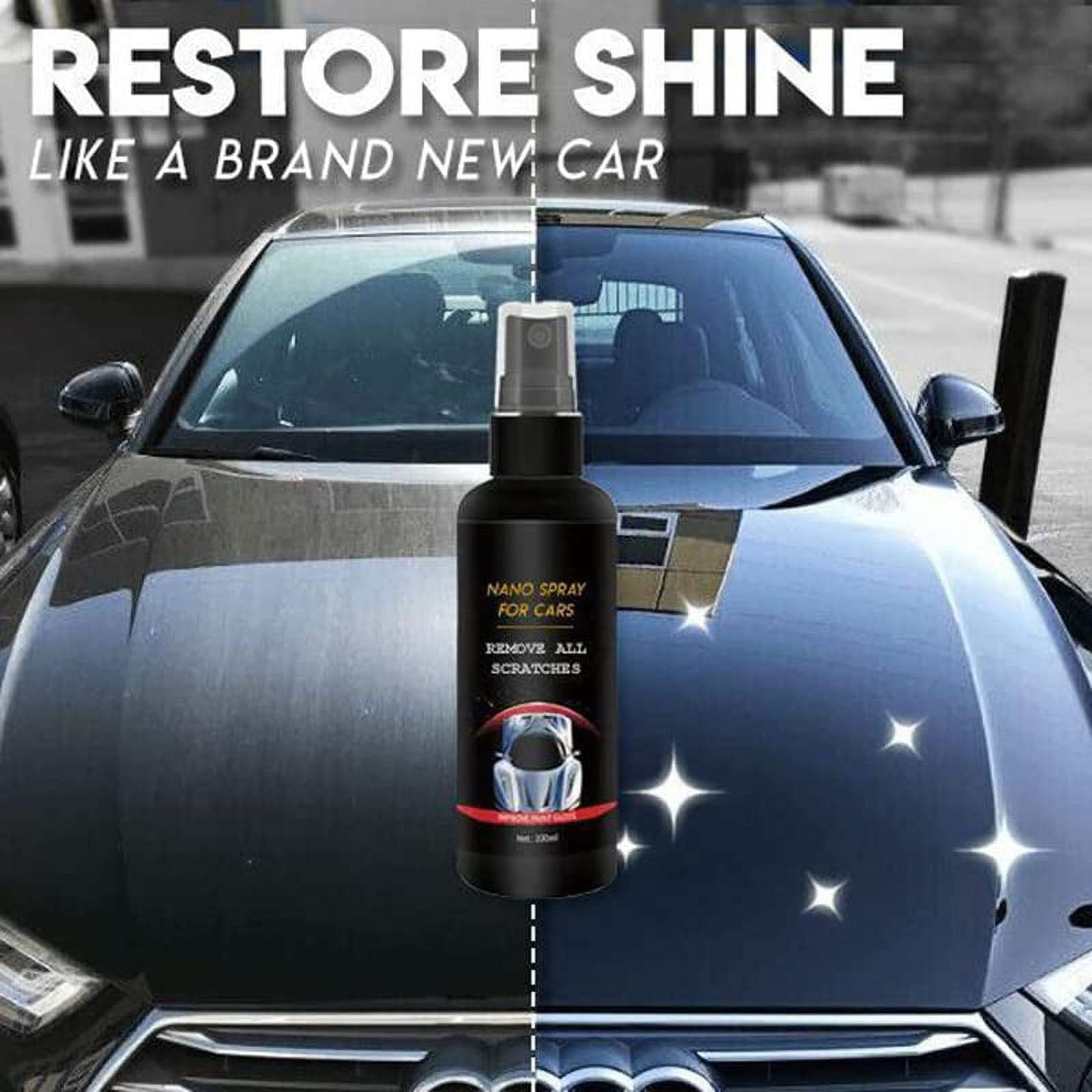 Nano Car Scratch Removal Spray, Fast Repair Scratches for Cars 250ml,  Portable Car Paint Scratch Repair Kit, Car Nano Repairing Spray for Car  Body