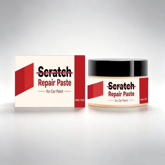 Car Scratch Repair Paste 1 oz, Paint Scratch Remover Polishing Compound and Swirl Remover for Light Scuffs, Water Spots and Auto Paint Care for Cars, Trucks, RVs