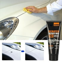 Car Scratch Repair Paste, 120ml Paint Restoration Cream, Removes Scratches, Oxidation, Cloudiness, for Plastic, Vinyl, Leather, Dashboard, Wheels, Safe & Non-Toxic