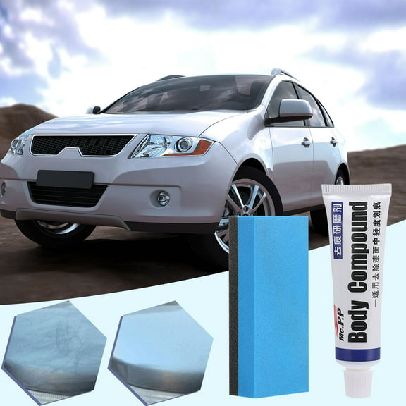 Car Scratch Repair Paste, Car Scratch Repair Paste Polishing Wax with Sponge, Premiums Car Scratch Remover Kit with Wipe & Sponge for Vehicles