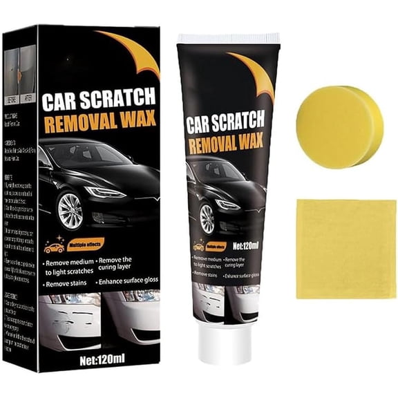 Car Scratch Repair Paste, Paint Restoration Polishing Wax Kit with Applicator Sponge, Ultimate Surface Swirl Remover