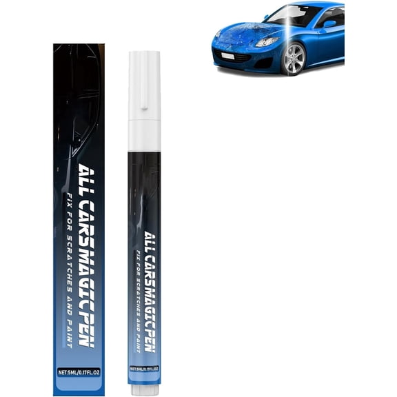 Car Scratch Repair Pen – Auto Paint Touch Up Pen, Universal Scratch Remover for Cars, Suitable for Home & Garage Use
