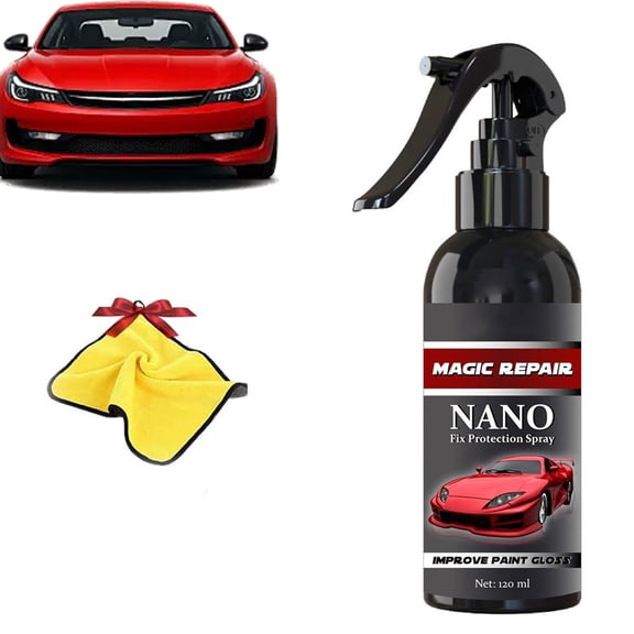 Car Scratch Repair & Polishing Spray, Car Scratchs Repair Spray, Deep Shine Restorer for Automotive RV SUV Exterior Restoration