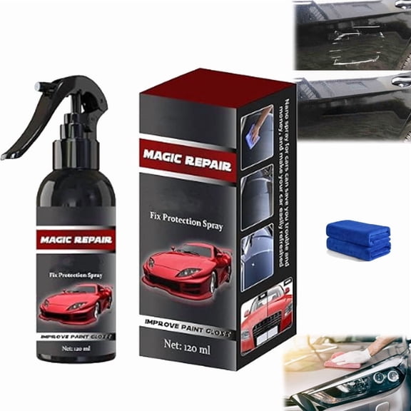 Car Scratch Repair & Polishing Spray, Car Scratchs Repair Spray, Deep Shine Restorer for Automotive RV SUV Exterior Restoration