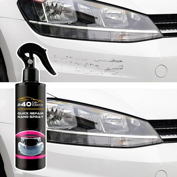 Car Scratch Repair Spray, 2-Pack Nano Coating, Quick Fix for Minor Scratches, Waterproof Anti-Oxidation, Fast-Drying, Universal for Motorcycles Furniture, 120ml