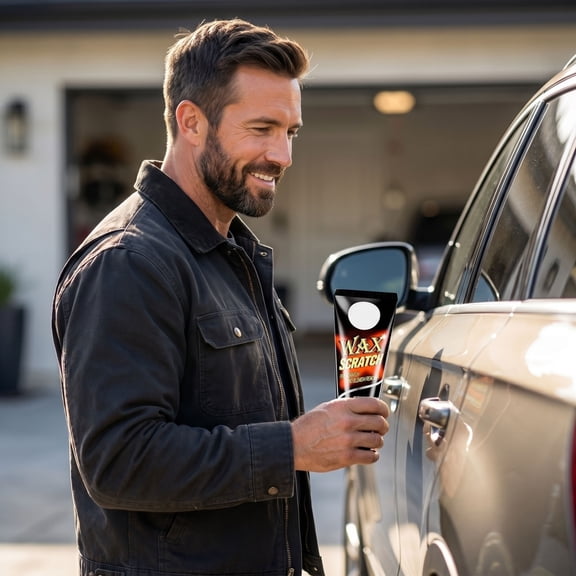 Car Scratch Repair Wax, Paint Polishing Compound for Removing Light Scratches & Swirl Marks