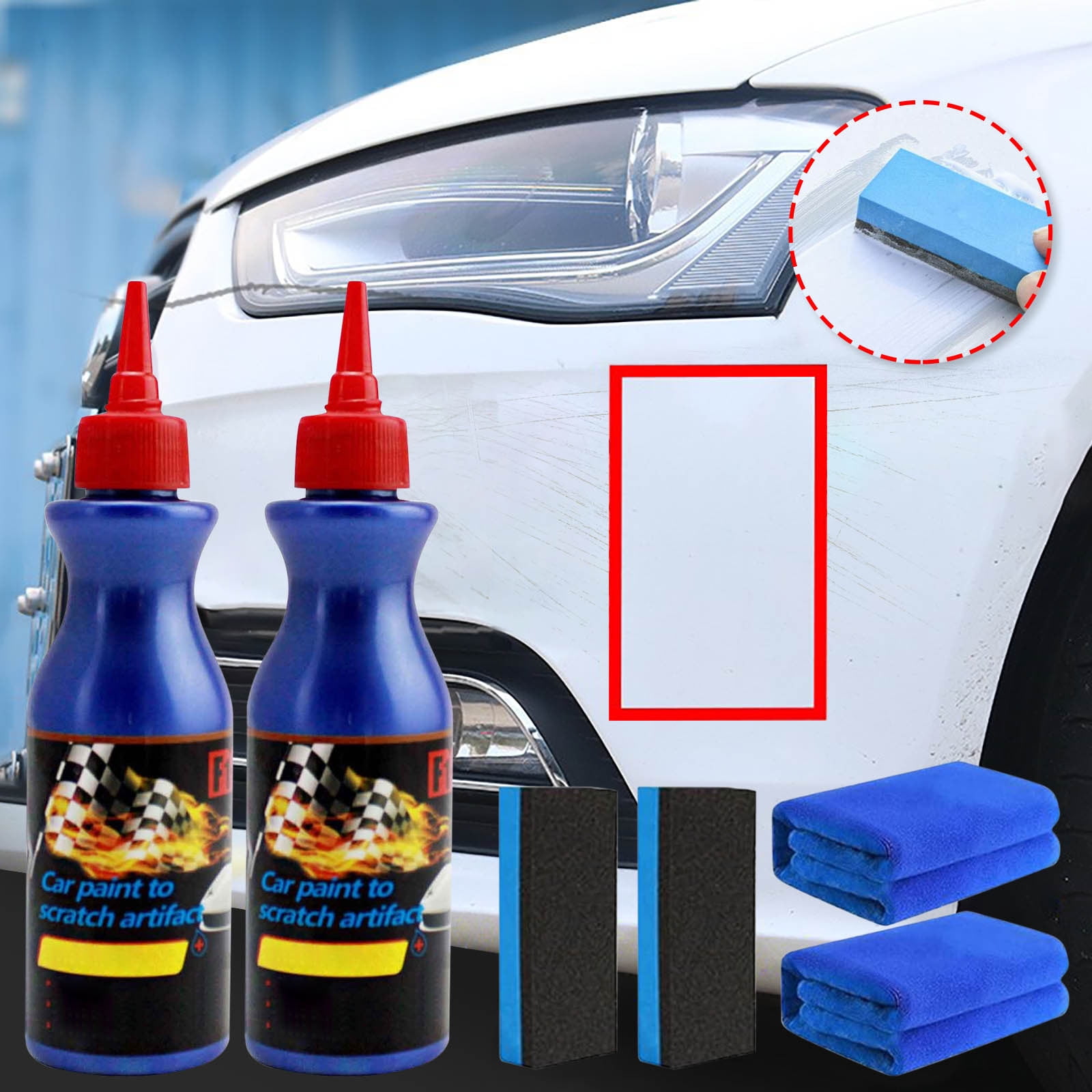 Car Scratch Repair Wax Paint Restoration Agent Deep Scratch Fix 100Ml ...