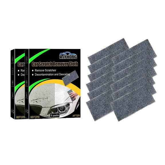 Car Scratch Repair Wipes Multi Pack Paint Cleaning Polishing Cloth Easy Use Universal Color Restores Shine Removes Water Stains Abrasive Wax for Auto Exterior