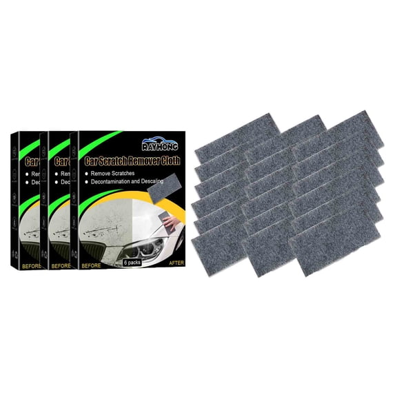 Car Scratch Wipes for Paint Repair, Water Stain Removal, and Car Wax Polishing, Universal Cloth for All Vehicle Colors, Quick Scratch Removal, Pack of 2/3/5 Boxes