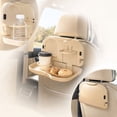 thumbnail image 1 of Car Seat Back Foldable Tray Table with Cup Holders for Travel and Eating in Vehicles, 1 of 6
