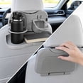 thumbnail image 1 of Car Seat Back Foldable Tray Table with Cup Holders for Travel and Eating in Vehicles, 1 of 6