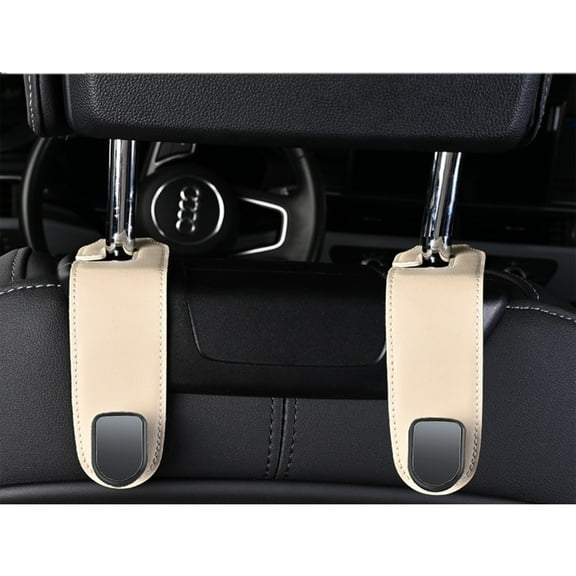 Car Seat Back Hook Organizer - Hidden Storage Hooks for Car Seats, Multi-Purpose Backrest Hooks to Hang Bags Coats Purses, Easy-Install Car Storage Accessories