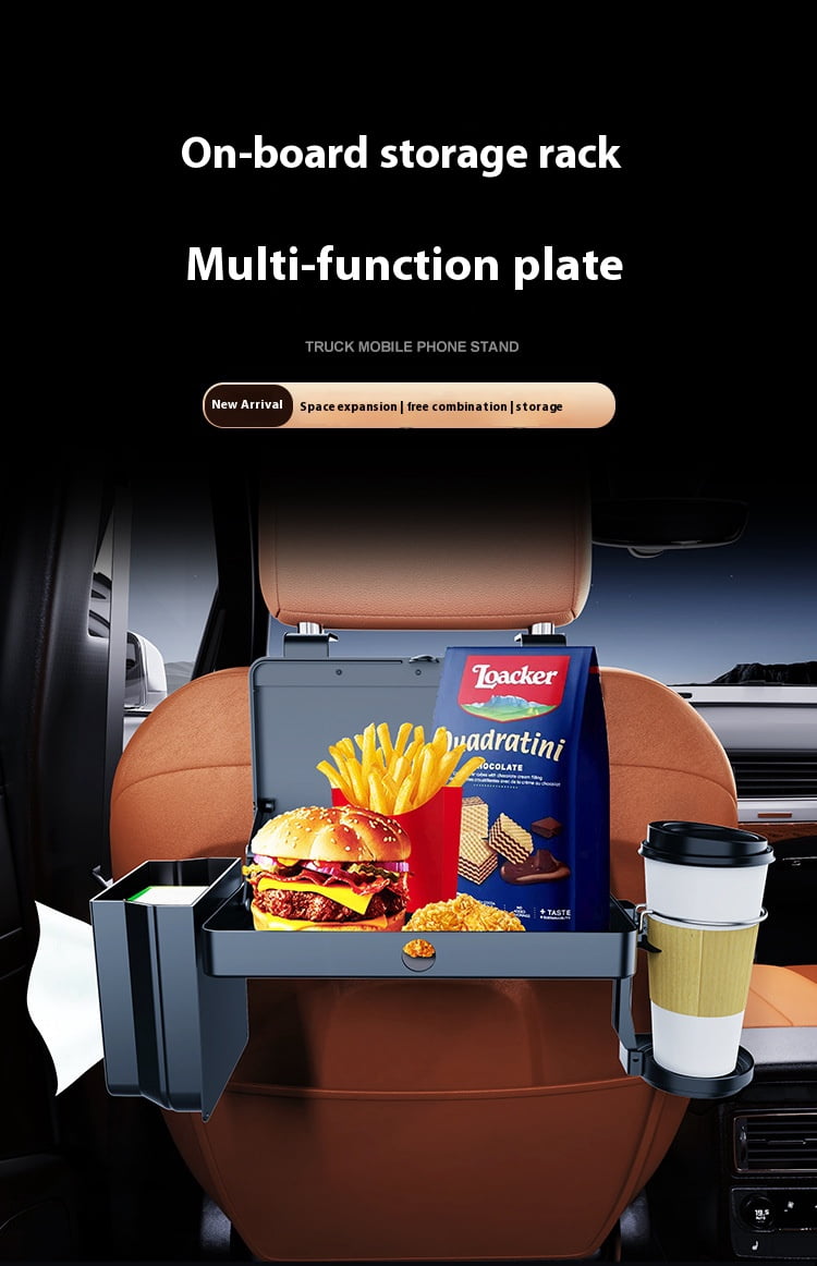 Car Seat Back Organizer with Cup Holders