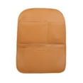 thumbnail image 1 of Car Seat Back Protector Kick Mat Rear Seat Guard Faux Leather Waterproof Cover Auto Interior Protection Universal Brown, 1 of 6