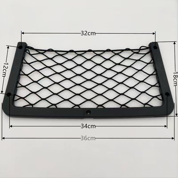 Car Seat Back Storage Rack Auto Mesh Storage Net Bag For Rv Truck Bus Camper