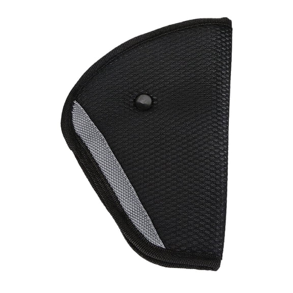 Car Seat Belt Adjuster Clip, Shoulder Strap Positioner for Passenger Safety, Anti-Slip Locking Protector for Reducing Chafing & Pressure, Universal Fit for Most Vehicle Seats (8.8"x 5.9"),Black