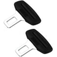 thumbnail image 1 of Car Seat Belt Buckle Clips, 2pcs Black Auto Seatbelt Holders, Vehicle Organizer Adjusters, Secure & Neat, Easy Installation, 1 of 6