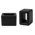 thumbnail image 1 of Car Seat Belt Buckle Holder, Flexible Silicone Buckle, Buckle Booster Raises Seat Belt for Easy Access, Pack of 2, Black, 1 of 5