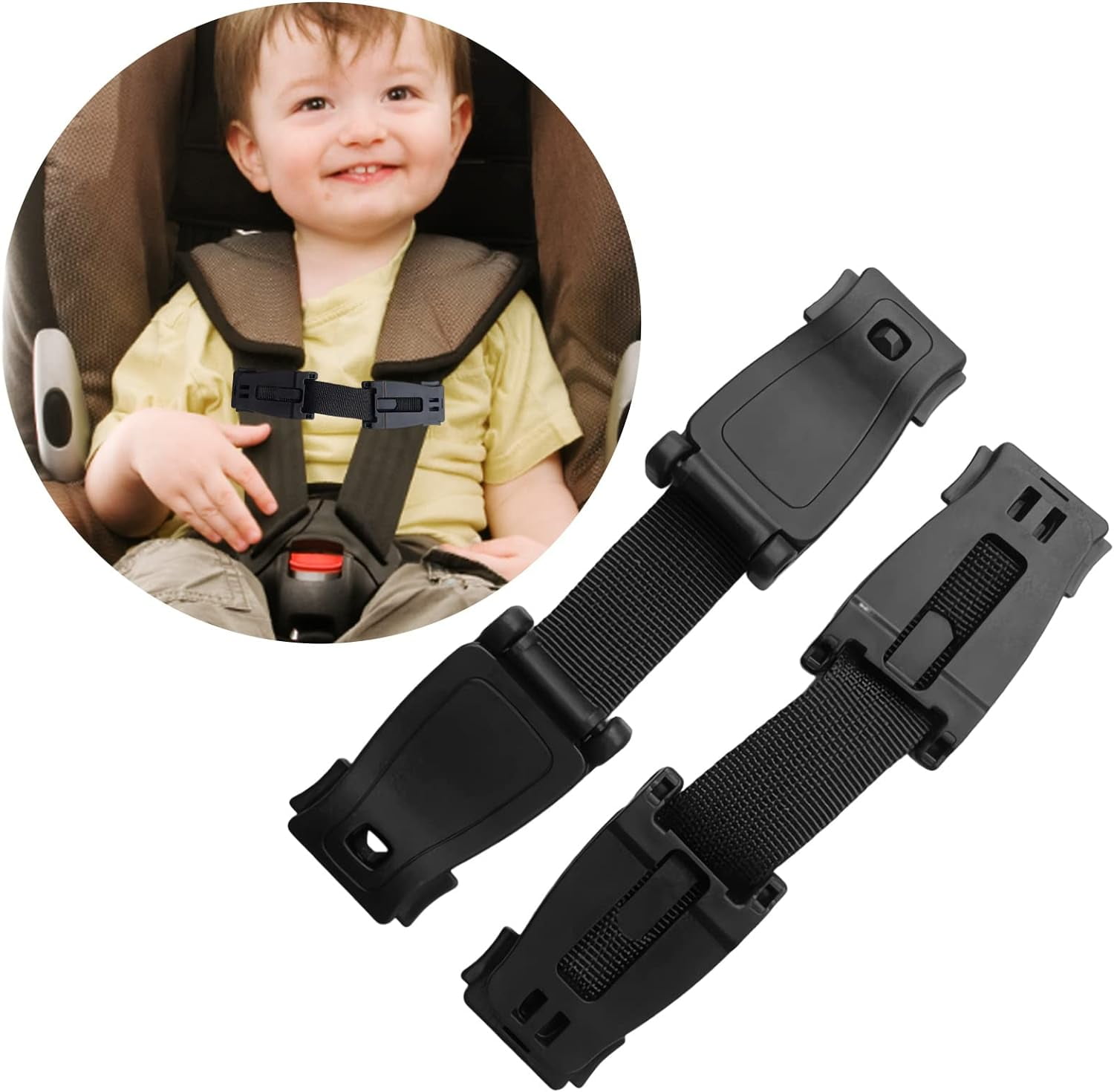 Car Seat Belt Clip 2Pcs Anti Escape Car Seat Strap Safety Clips Walmart