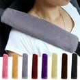 thumbnail image 1 of Car Seat Belt Cover Pair Plush Pink Sheepskin Soft Shoulder Support Seat Belt Cushion for Auto Truck Suv Van Winter Warm Cozy Car Decorations Interior Great Holiday Gift, 1 of 8