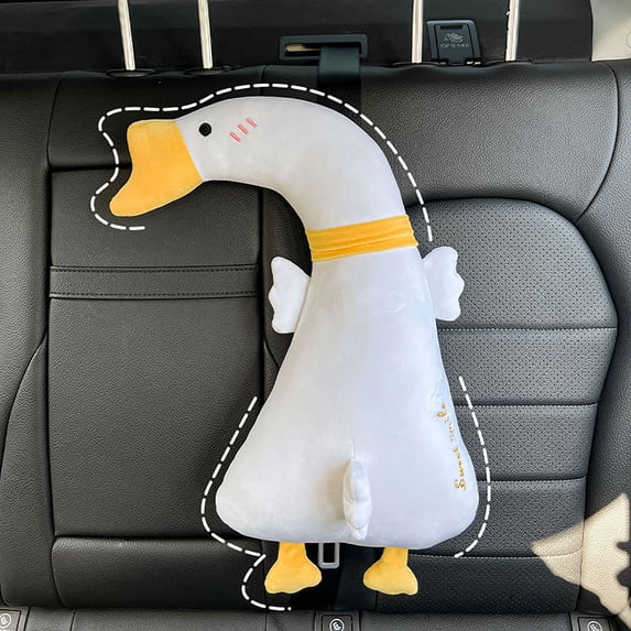 Car Seat Belt Pillow Soft PP Cotton Cute Animal Seat Belt Shoulder Pad Multi-Purpose Travel Sleeping Pillow for Car Rides, Long Trips, Stocking Stuffers & Comfortable Travel Use
