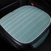 Car Seat Bottom Cover, 1 Pack Front Driver or Passenger Seat Cushion with Pocket, Universal Breathable Comfort Auto Seat Protector Mat, Car Accessories for Truck, SUV, Van(Blue)