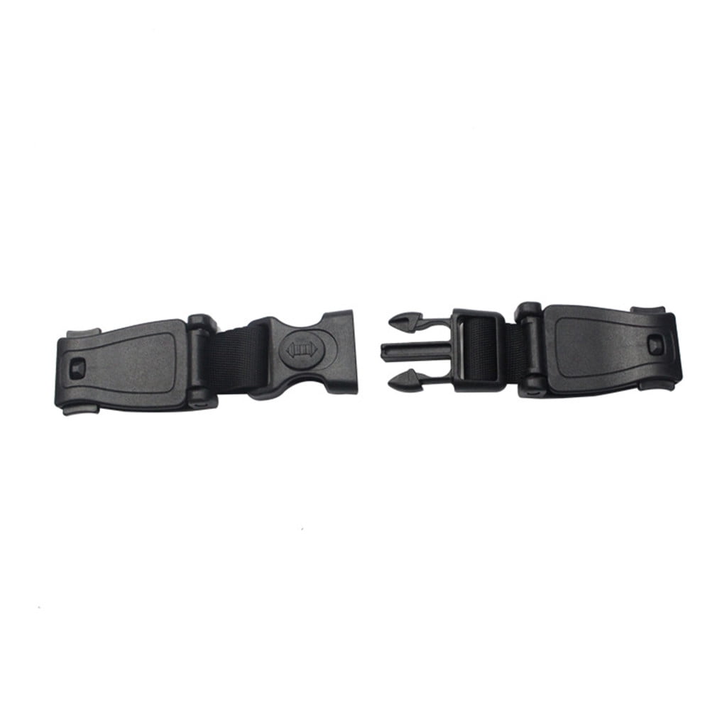 Car Seat Harness Chest Clip Anti Escape Car Seat Straps No Threading  Required 2pcs(black)