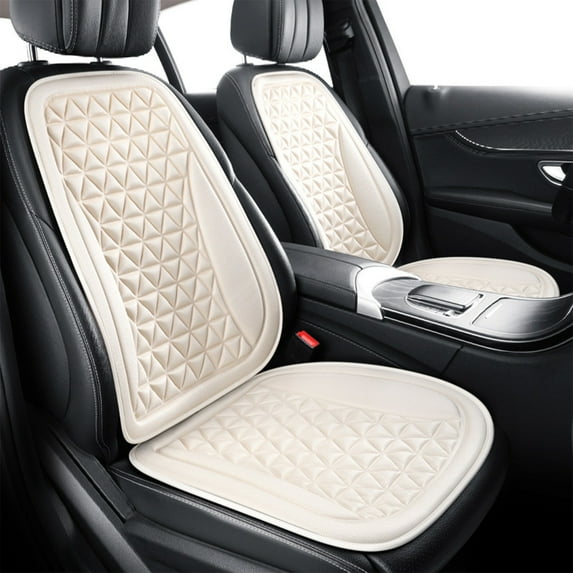 Car Seat Cooler Cushion with Backrest Ventilation, Summer Comfortable Cooling Gel Seat Pad for Car, Universal Fit for All Seasons, Breathable Mesh Car Seat Cover
