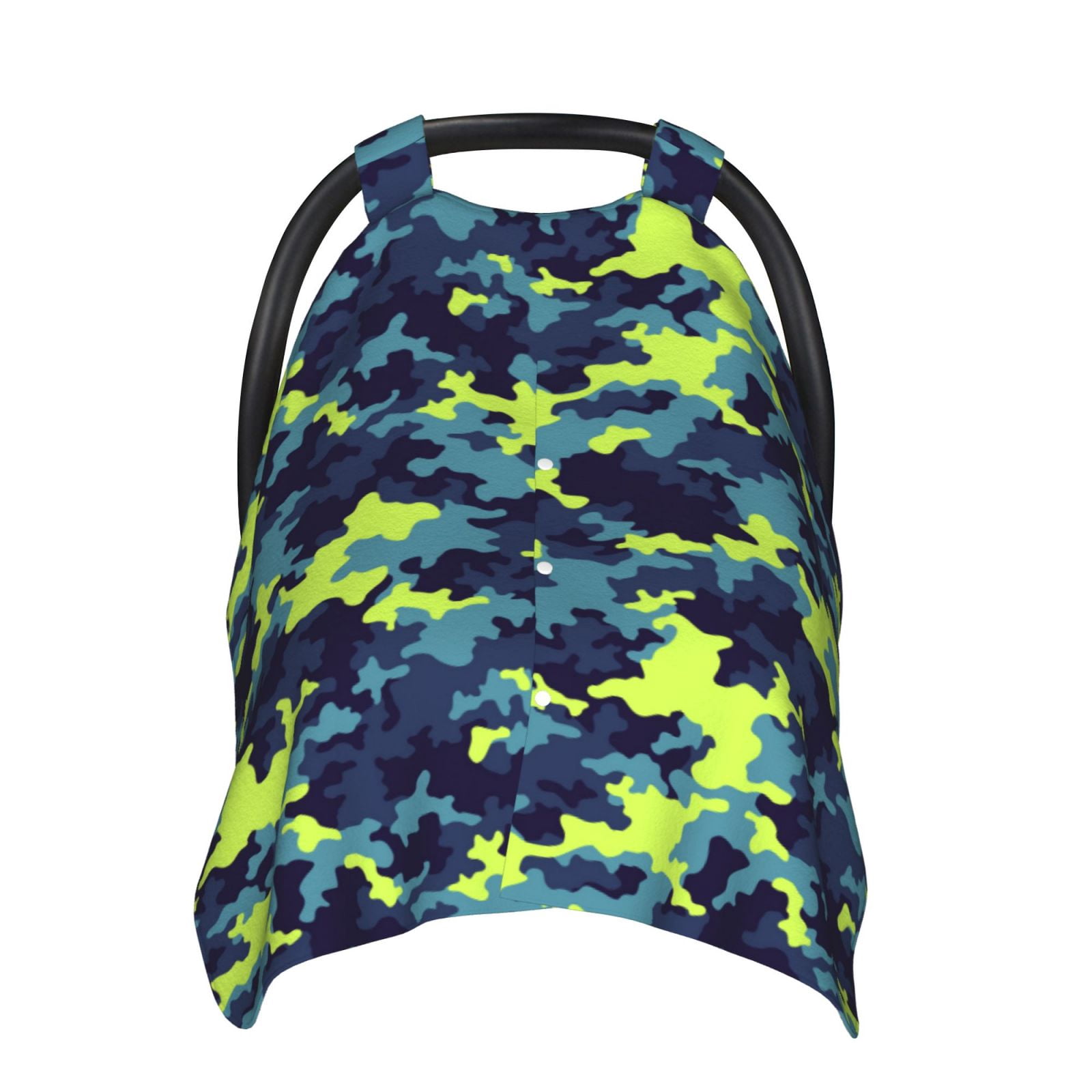 Car Seat Cover Baby - Blue Green Camouflage Breathable Infant Car Seat Cover for Baby Carseat, Lightweight Comfort Baby Essentials Must Haves Newborn Stuff for Girl Boy