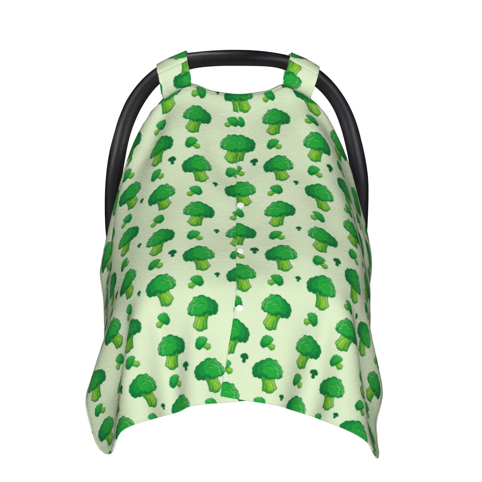 Car Seat Cover Baby - Broccoli 1 Breathable Infant Car Seat Cover for Baby Carseat, Lightweight Comfort Baby Essentials Must Haves Newborn Stuff for Girl Boy