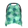 thumbnail image 1 of Car Seat Cover Baby, Coconut trees Camouflage Baby Car Seat Cover for Baby Boys Girls Newborn , Infant Car Seat Canopy Cover Nursing Breastfeeding Cover Warm Blanket, 1 of 7