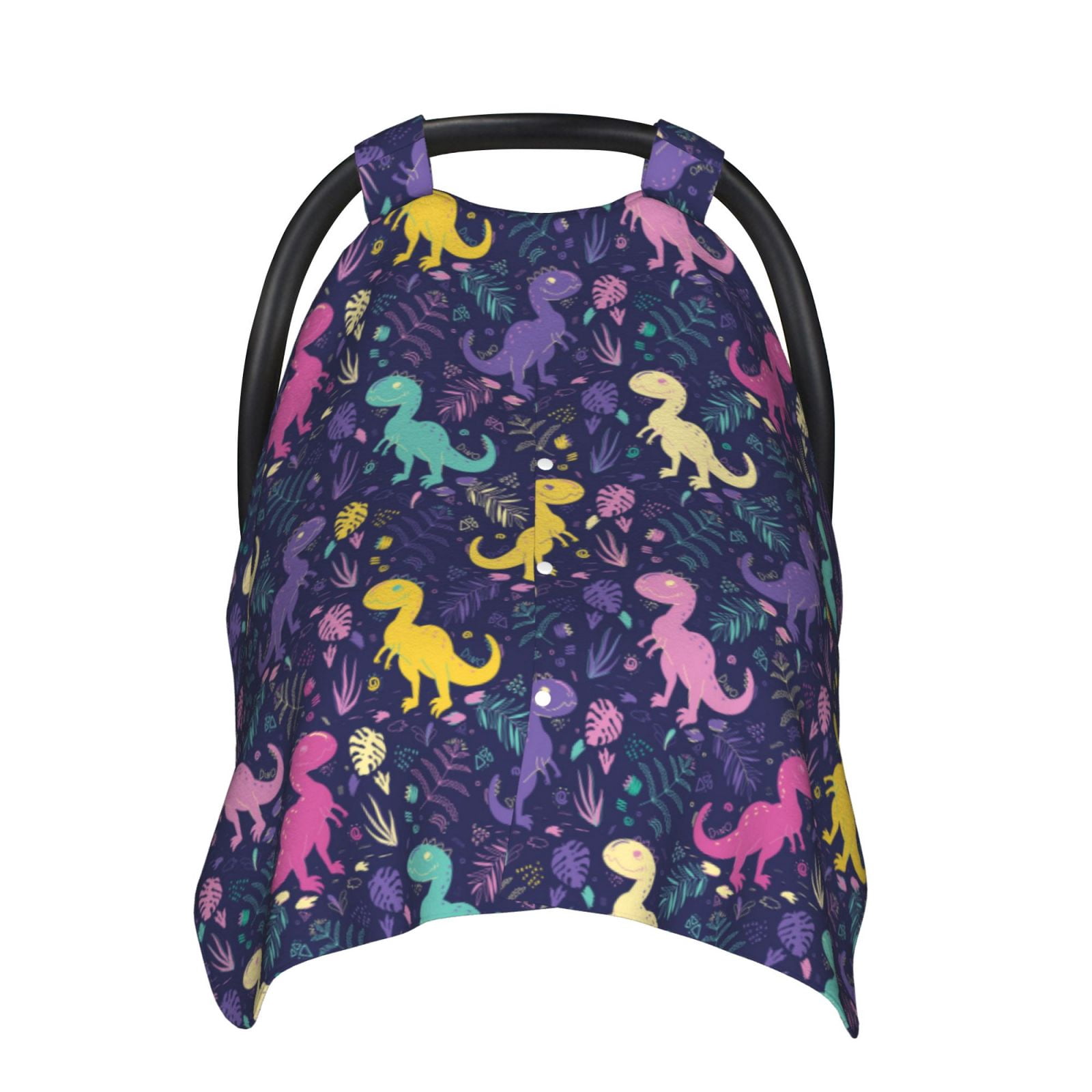 Car Seat Cover Baby - Colorful dinosaur D Breathable Infant Car Seat Cover for Baby Carseat, Lightweight Comfort Baby Essentials Must Haves Newborn Stuff for Girl Boy