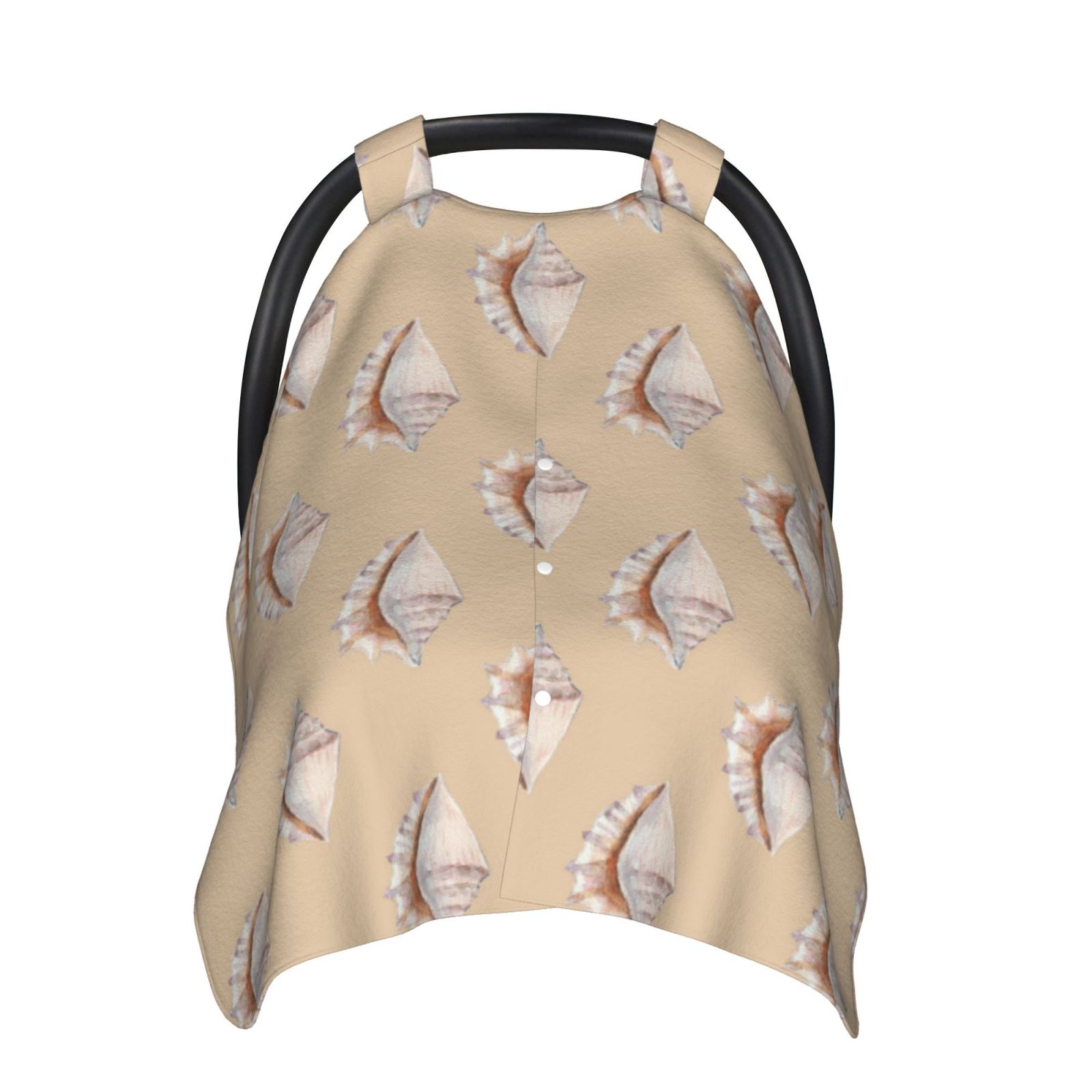 Car Seat Cover Baby - Conch Shell No.J917 Breathable Infant Car Seat Cover for Baby Carseat, Lightweight Comfort Baby Essentials Must Haves Newborn Stuff for Girl Boy