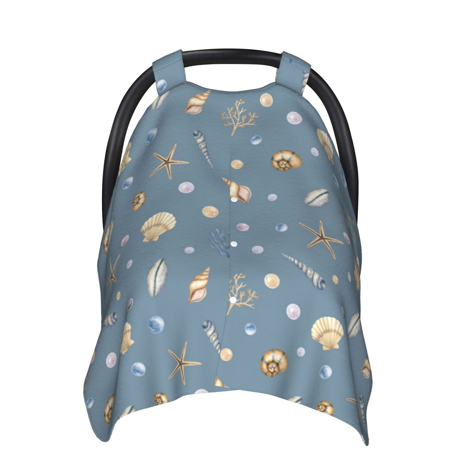 Car Seat Cover Baby - Conch Shell No.J932 Breathable Infant Car Seat Cover for Baby Carseat, Lightweight Comfort Baby Essentials Must Haves Newborn Stuff for Girl Boy