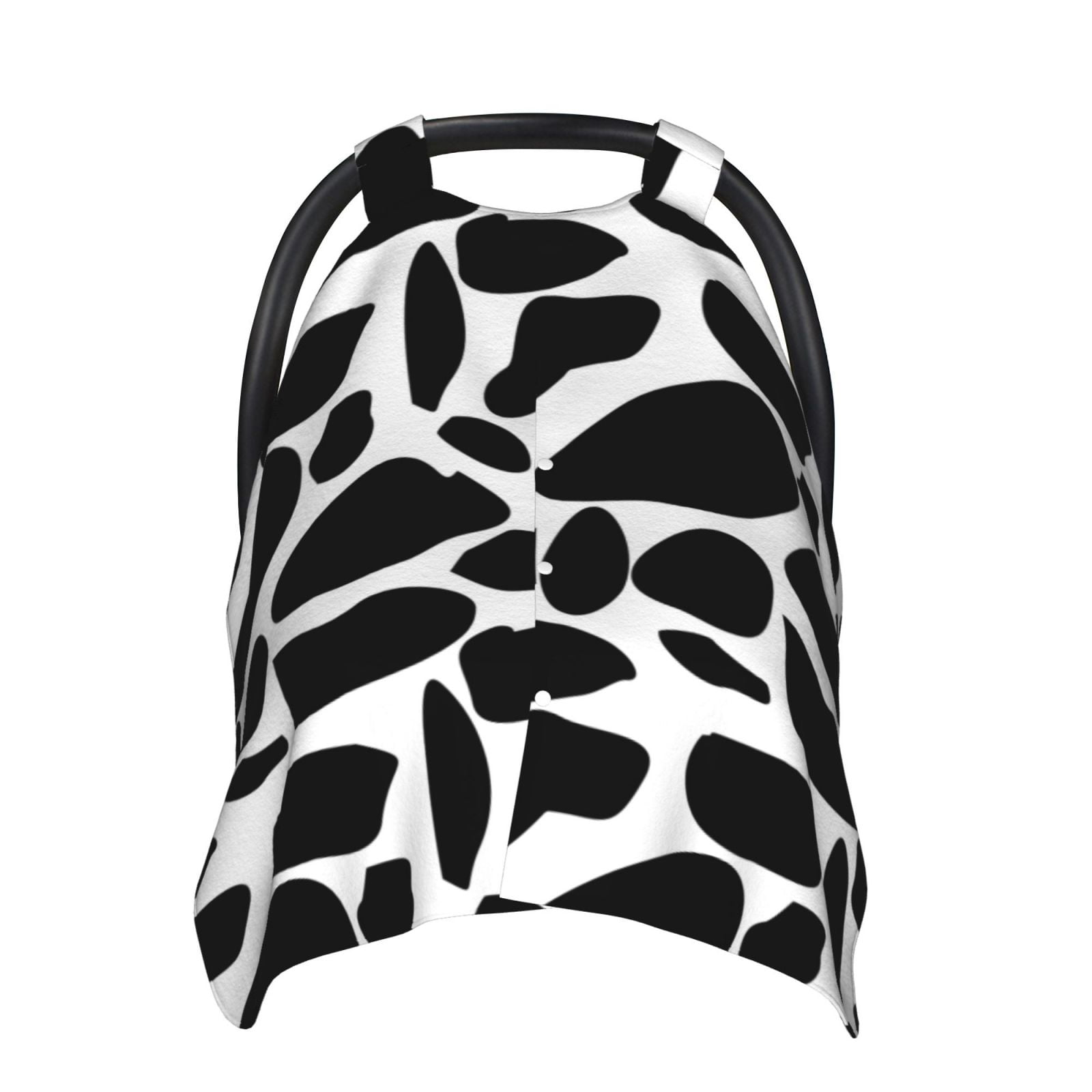 Car Seat Cover Baby - Cow Print Breathable Infant Car Seat Cover for Baby Carseat, Lightweight Comfort Baby Essentials Must Haves Newborn Stuff for Girl Boy