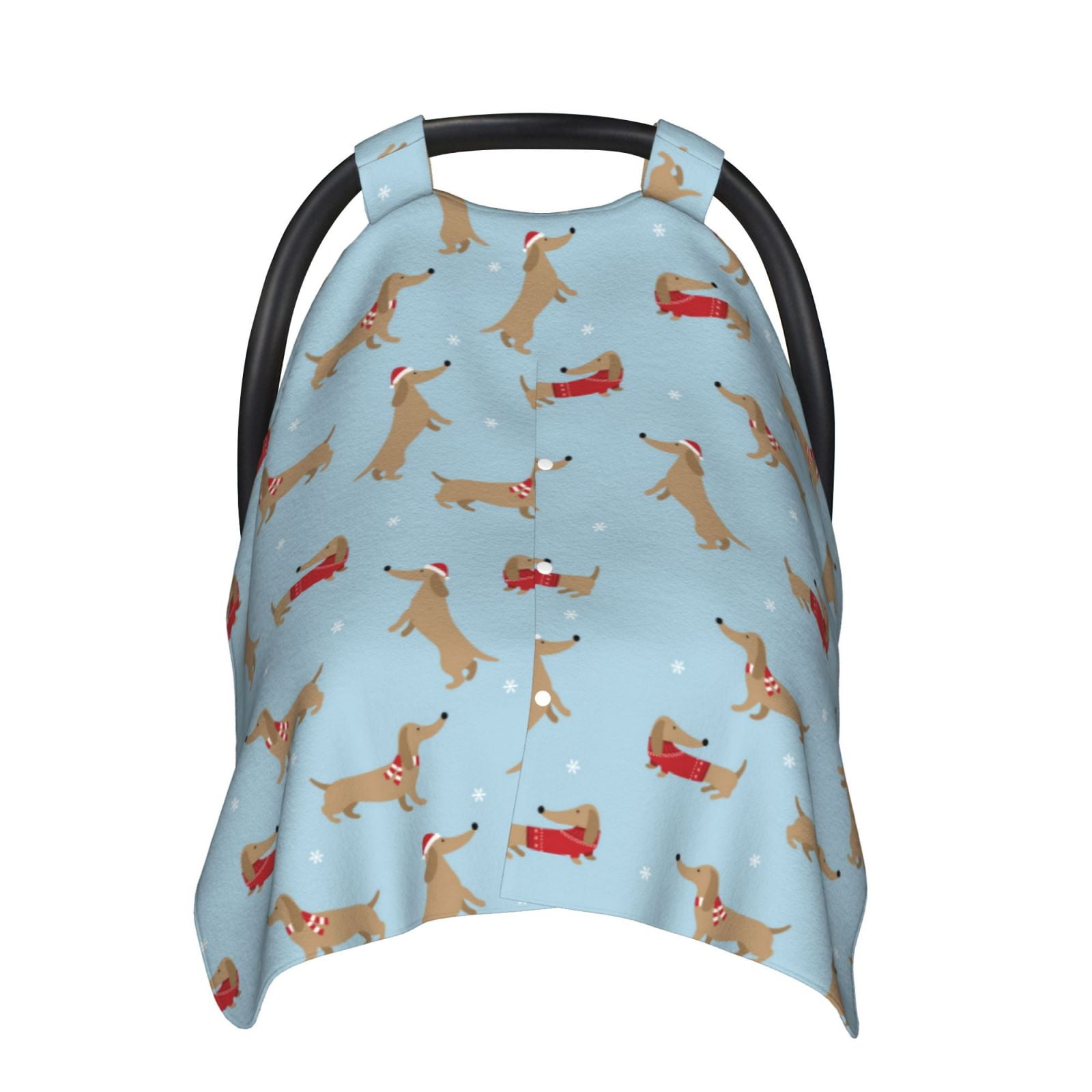 Car Seat Cover Baby - Dachshund Dog Puppy No.1057 Breathable Infant Car Seat Cover for Baby Carseat, Lightweight Comfort Baby Essentials Must Haves Newborn Stuff for Girl Boy