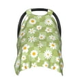 Car Seat Cover Baby, Daisies Flowers Square Baby Car Seat Cover for