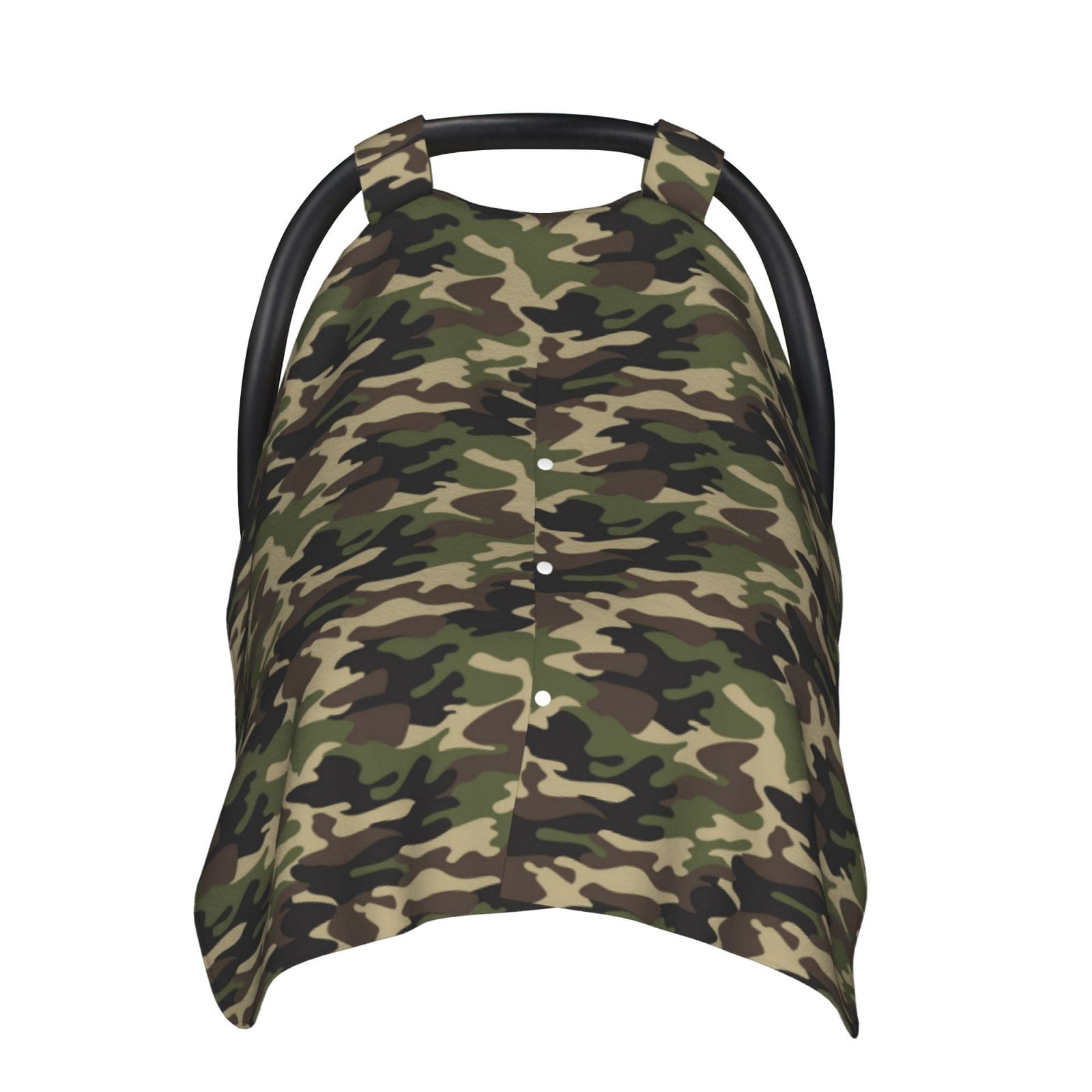 Car Seat Cover Baby - Dark Camouflage Green Breathable Infant Car Seat Cover for Baby Carseat, Lightweight Comfort Baby Essentials Must Haves Newborn Stuff for Girl Boy
