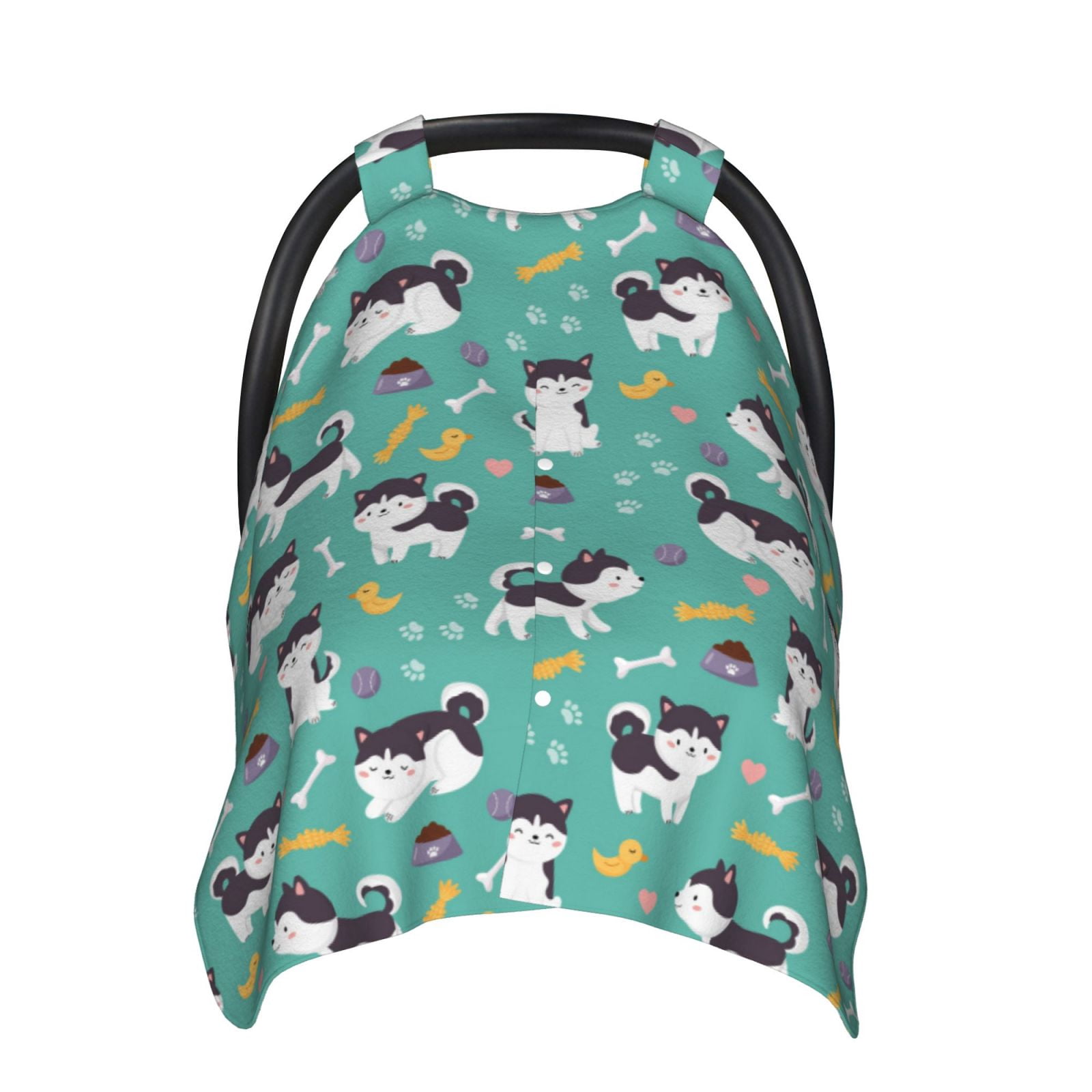 Car Seat Cover Baby - Dog ball bird Breathable Infant Car Seat Cover for Baby Carseat, Lightweight Comfort Baby Essentials Must Haves Newborn Stuff for Girl Boy