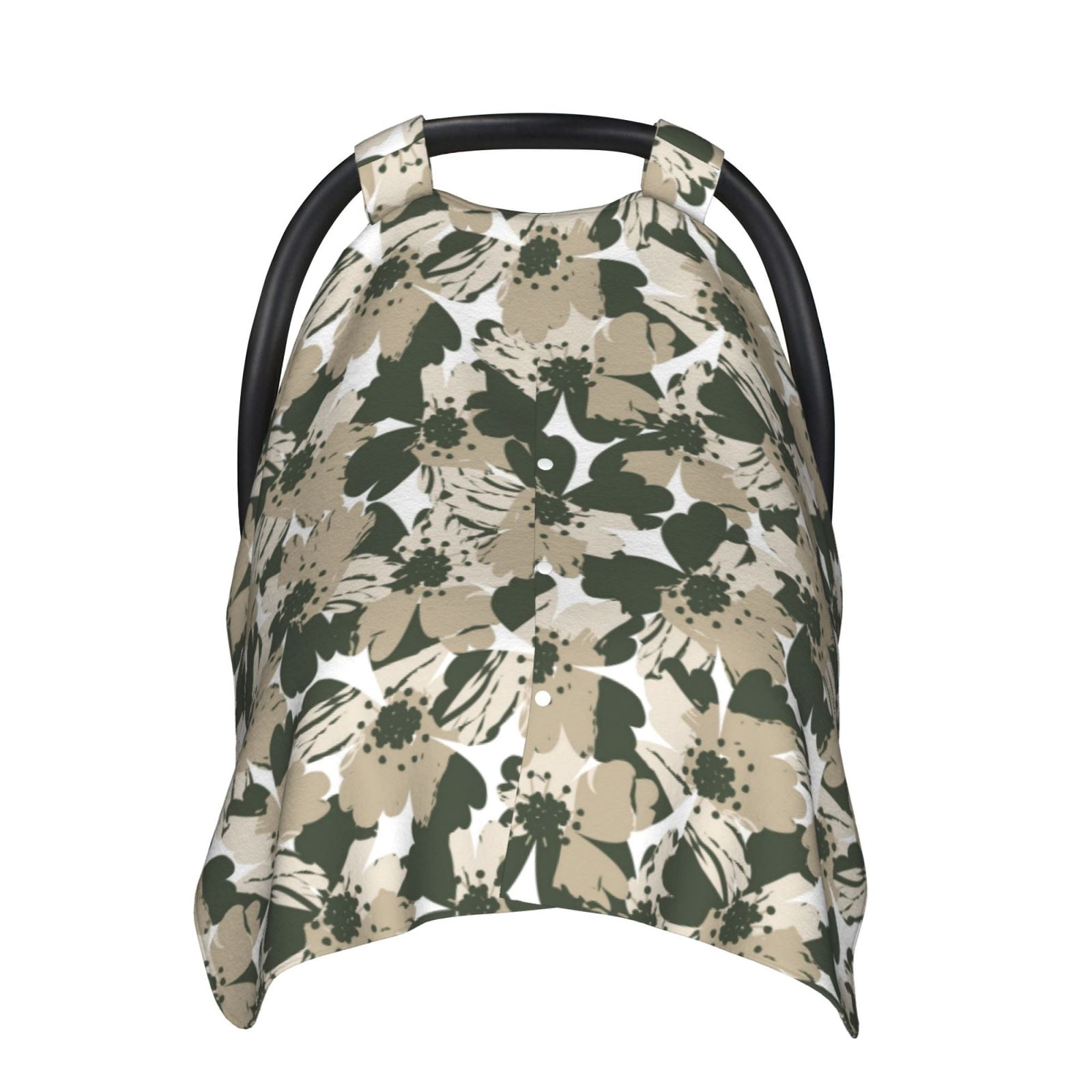 Car Seat Cover Baby - Flower Camouflage Breathable Infant Car Seat Cover for Baby Carseat, Lightweight Comfort Baby Essentials Must Haves Newborn Stuff for Girl Boy