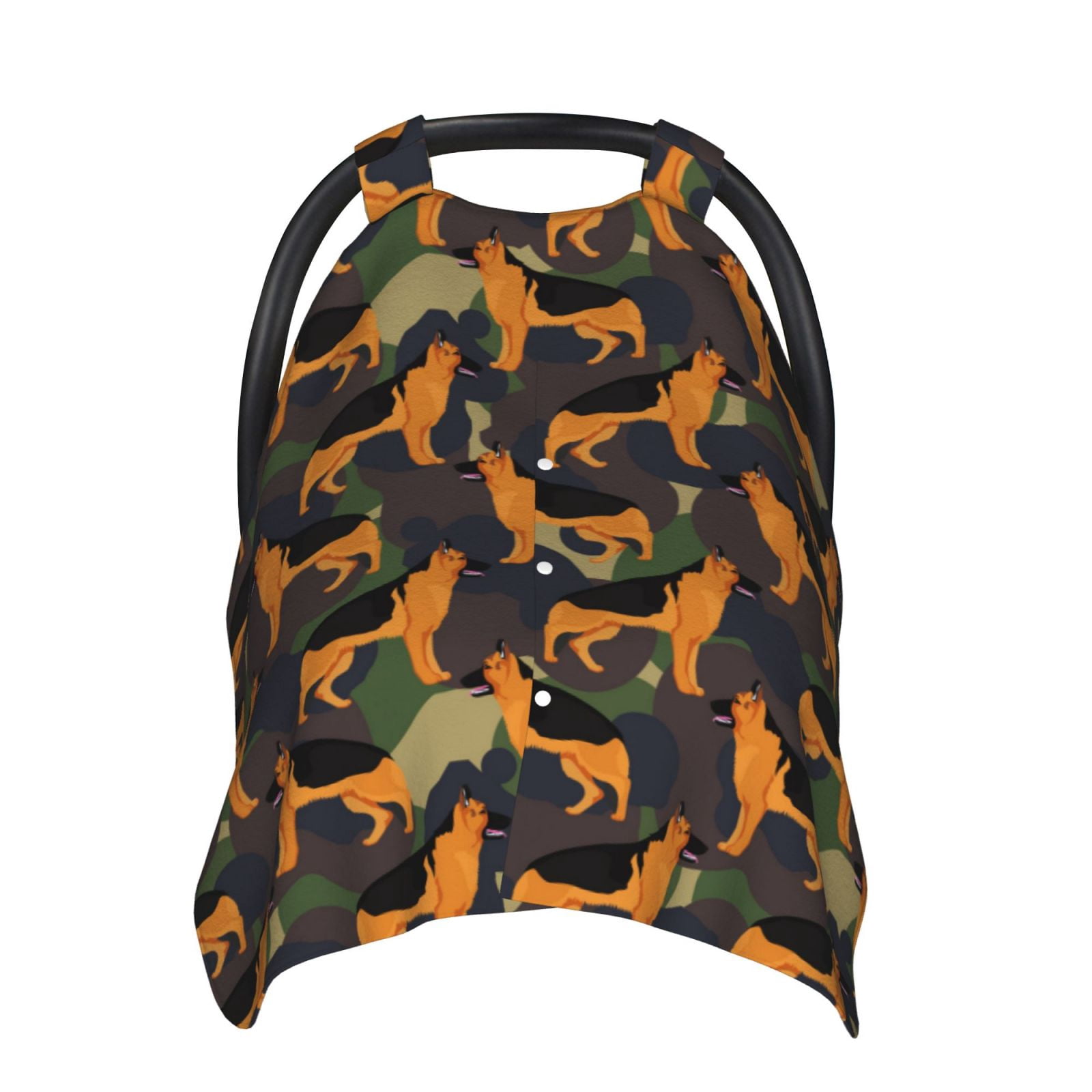 Car Seat Cover Baby - German Shepherd Dog No.1006 Breathable Infant Car Seat Cover for Baby Carseat, Lightweight Comfort Baby Essentials Must Haves Newborn Stuff for Girl Boy