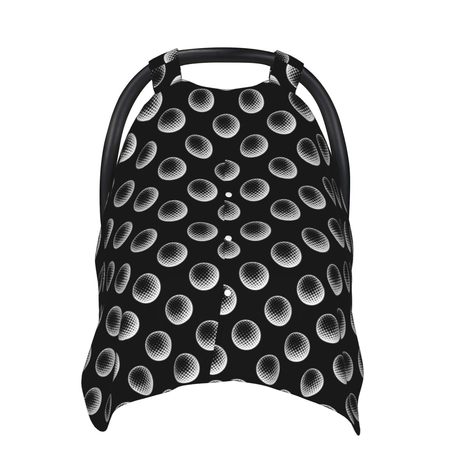 Car Seat Cover Baby - Golf Balls Breathable Infant Car Seat Cover for Baby Carseat, Lightweight Comfort Baby Essentials Must Haves Newborn Stuff for Girl Boy