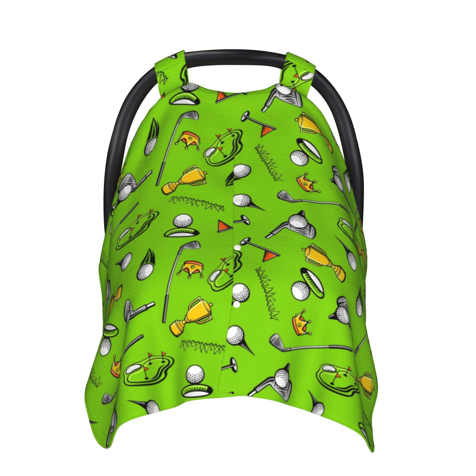 Car Seat Cover Baby - Golf Sport Club Breathable Infant Car Seat Cover for Baby Carseat, Lightweight Comfort Baby Essentials Must Haves Newborn Stuff for Girl Boy