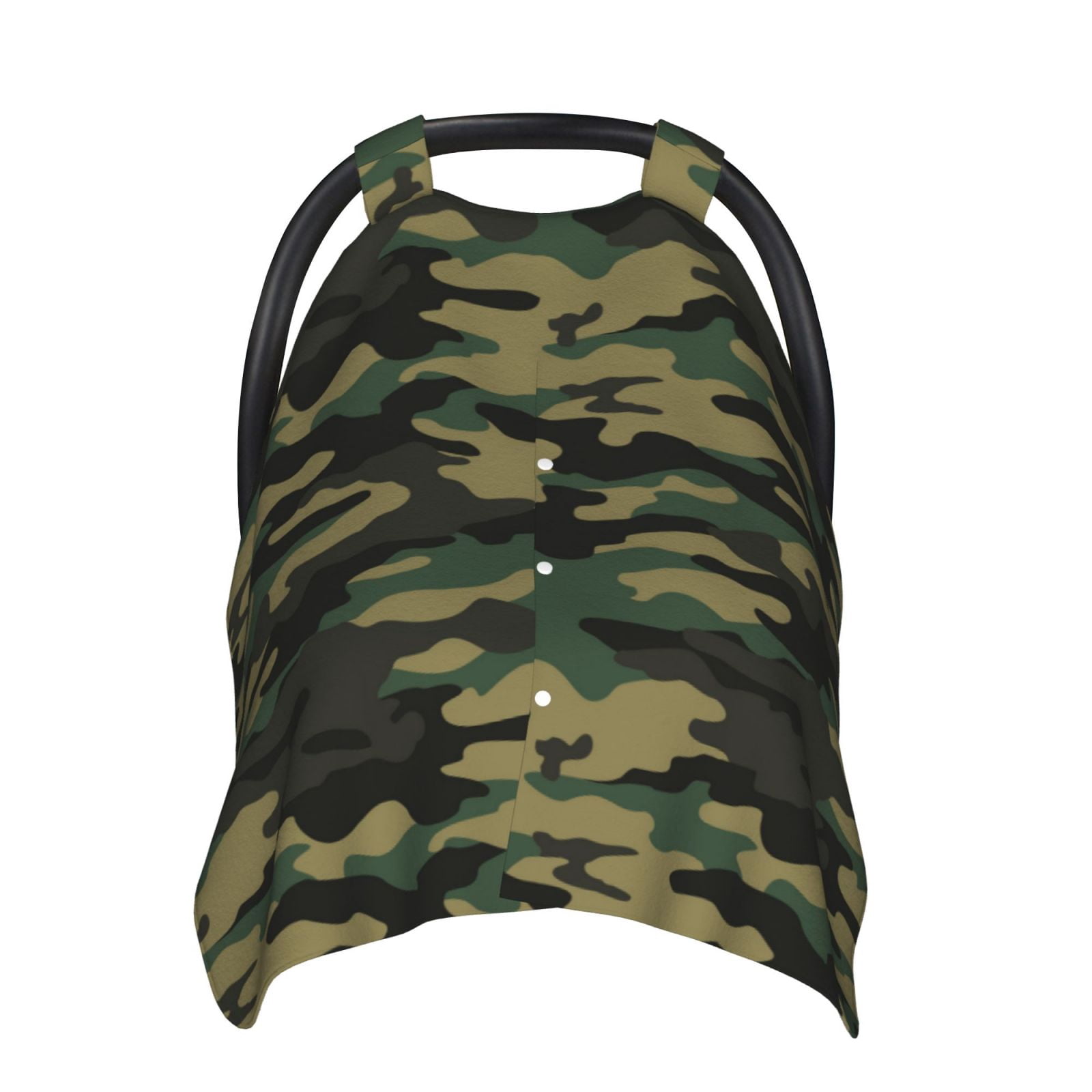 Car Seat Cover Baby - Green Camo Classic Breathable Infant Car Seat Cover for Baby Carseat, Lightweight Comfort Baby Essentials Must Haves Newborn Stuff for Girl Boy