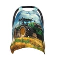 thumbnail image 1 of Car Seat Cover Baby - Green Tractor Field Breathable Infant Car Seat Cover for Baby Carseat, Lightweight Comfort Baby Essentials Must Haves Newborn Stuff for Girl Boy, 1 of 7